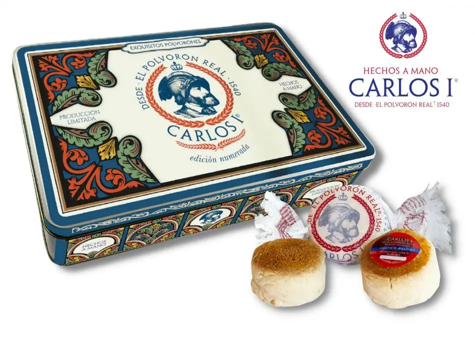 Lata 1,1 kg Polvorones Carlos I Original