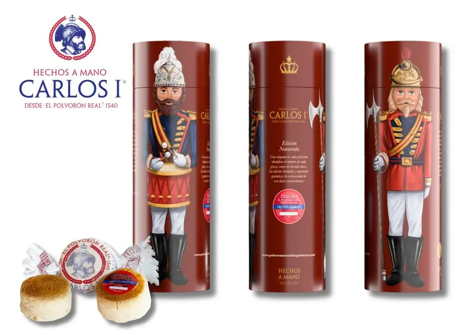 Lata 280 gr Polvorones Carlos I Original Edicin Guardia Real