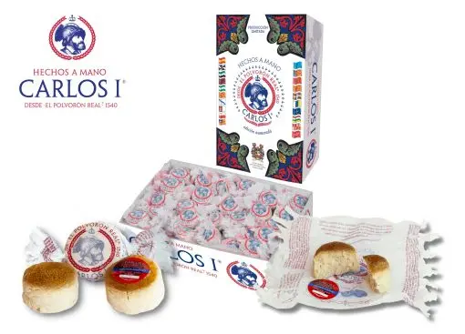 Caja 3 kg Polvorones Carlos I